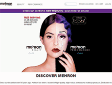 Tablet Screenshot of mehron.com